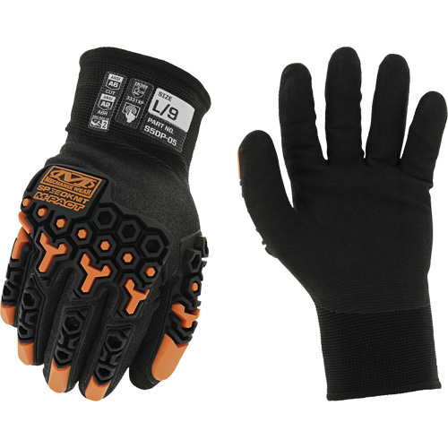 Speedknit M-Pact&reg; Thermal Gloves, 7, Nitrile Palm, Knit Wrist Cuff Rideout Tool & Machine Inc.