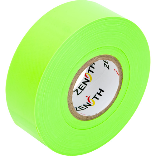 Flagging Tape, 1.1875" W x 164' L, Fluorescent Green Rideout Tool & Machine Inc.