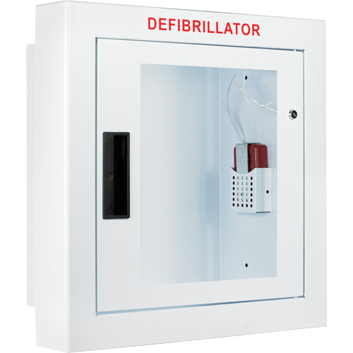 Semi-Recessed Large Cabinet with Alarm, Zoll AED Plus&reg;/Zoll AED 3/Cardio-Science/Physio-Control For, Non-Medical Rideout Tool & Machine Inc.