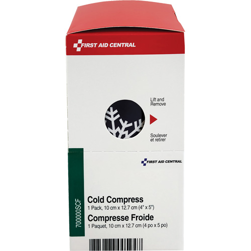 Recharge de compresses instantan&eacute;es SmartCompliance, Froid, Utilisation unique, 4" x 5" Rideout Tool & Machine Inc.