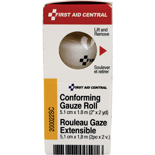 SmartCompliance&reg; Refill Conforming Stretch Gauze Bandage, Roll, 6' L x 2" W, Sterile, Medical Device Class 1 Rideout Tool & Machine Inc.