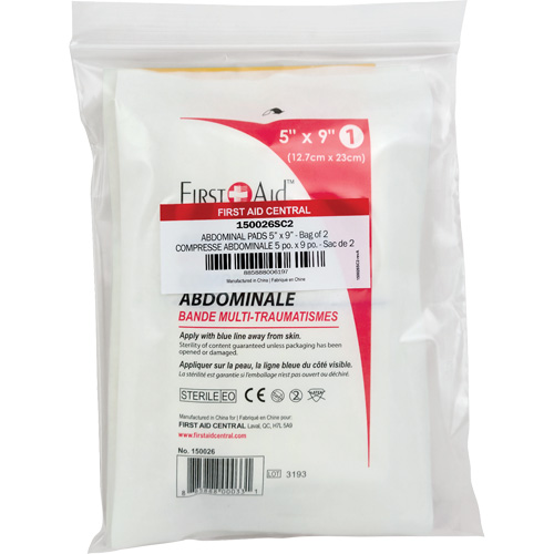 Recharge tampons pour trauma abdominal SmartCompliance Rideout Tool & Machine Inc.