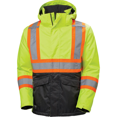 Alta Winter Jacket, Polyester, Black/High Visibility Lime-Yellow, Small Rideout Tool & Machine Inc.