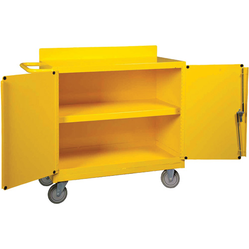 Spill Control Center Cart, 18" L x 38.375" W x 36" H Rideout Tool & Machine Inc.