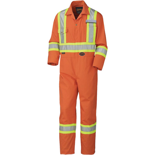 5513T Combinaison pour lavage industriel, 40 (grand taille), Orange haute visibilit&eacute; Rideout Tool & Machine Inc.