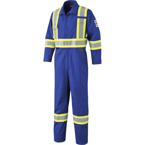 7704 Combinaison &agrave; haute visibilit&eacute; FR-Tech, Taille 42, Bleu royal, 10 cal/cm²/9,7 cal/cm² Rideout Tool & Machine Inc.