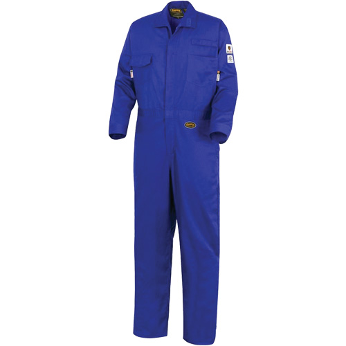 7779 Combinaison ignifuge r&eacute;sistant aux arcs &eacute;lectriques FR-Tech 88/12, Taille 36, Bleu royal Rideout Tool & Machine Inc.