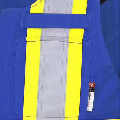7714 FR-Tech&reg; Flame-Resistant Overalls, Small, Royal Blue Rideout Tool & Machine Inc.