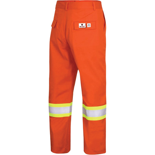 7763 FR-Tech&reg; 88/12 Arc Rated High-Visibility Safety Pants, 36, x 32, High Visibility Orange, 9.7 cal/cm² Rideout Tool & Machine Inc.