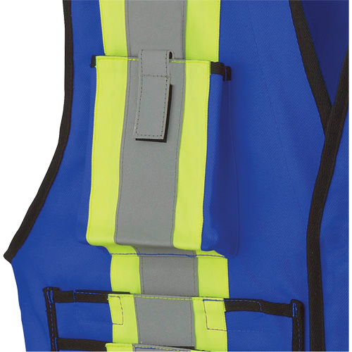 7733 FR-Tech&reg; Flame-Resistant Arc Surveyor's Vest, Small, Royal Blue, 9.7 cal/cm² Rideout Tool & Machine Inc.