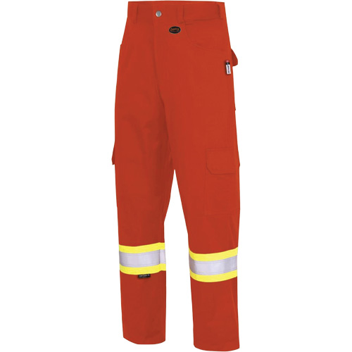 7765 FR-Tech&reg; 88/12 Arc Rated High-Visibility Safety Cargo Pants, 32, x 34, High Visibility Orange, 10 cal/cm² Rideout Tool & Machine Inc.