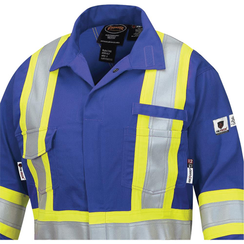 7704W Combinaison FR-Tech ignifuge/contre les arcs pour femme, Taille T-petit, Bleu royal, 10 cal/cm² Rideout Tool & Machine Inc.
