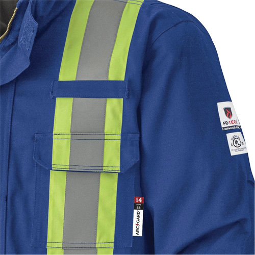 5523 Manteau de s&eacute;curit&eacute; ignifuge, Petit, Bleu royal, 58 cal/cm² Rideout Tool & Machine Inc.
