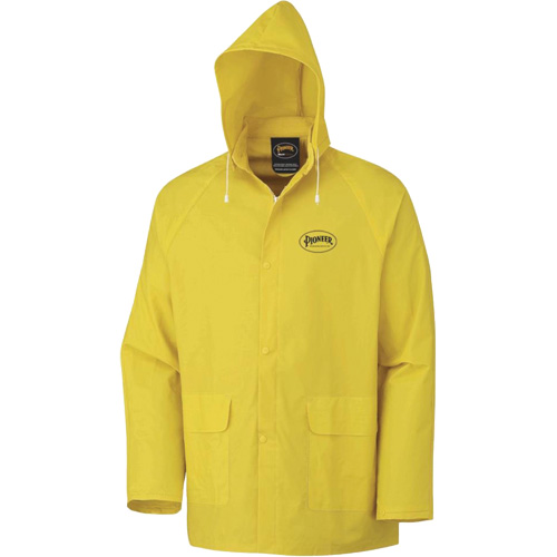 577J Veste imperm&eacute;able, Polyester/PVC, Petit, Jaune Rideout Tool & Machine Inc.