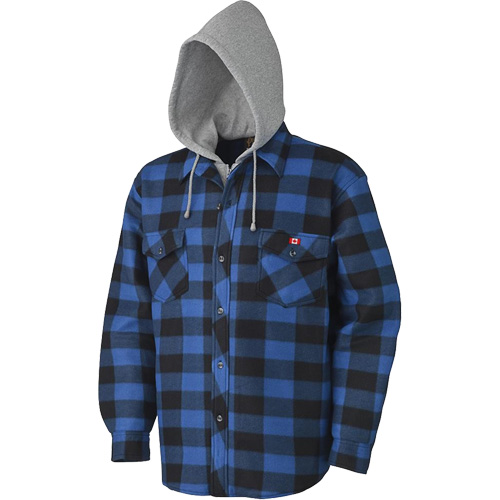 415SS Chemise &agrave; capuche matelass&eacute;e, Hommes, Petit, Multicolore Rideout Tool & Machine Inc.