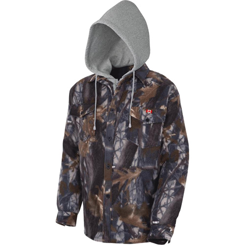 415CM Quilted Hooded Shirt, Men's, X-Small, Multi-Colour Rideout Tool & Machine Inc.