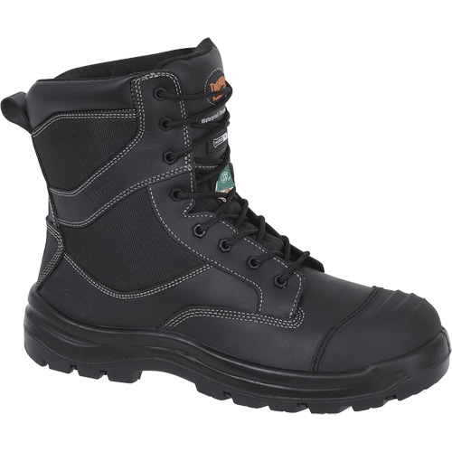1050 Bottes de s&eacute;curit&eacute; composites noires, Cuir, Taille 14, Imperm&eacute;able Rideout Tool & Machine Inc.