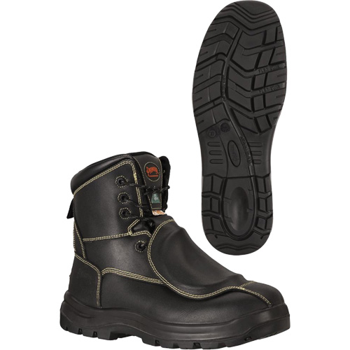 1060 Bottes de s&eacute;curit&eacute; avec protection m&eacute;tatarsienne, Cuir, Taille 10 Rideout Tool & Machine Inc.