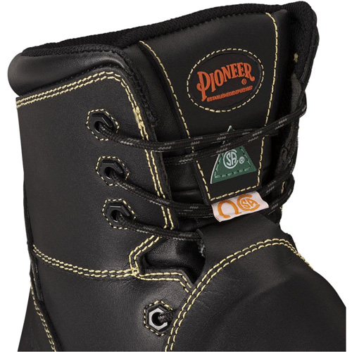 1060 Bottes de s&eacute;curit&eacute; avec protection m&eacute;tatarsienne, Cuir, Taille 10 Rideout Tool & Machine Inc.
