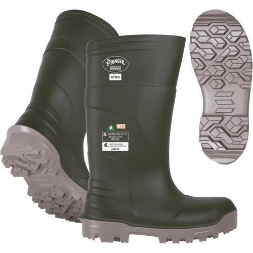 B105FUL.GR Bottes Pioneer Ultra, Polyur&eacute;thane, Embout Acier/Composite, Pointure 6, Semelle R&eacute;sistant aux perforations Rideout Tool & Machine Inc.