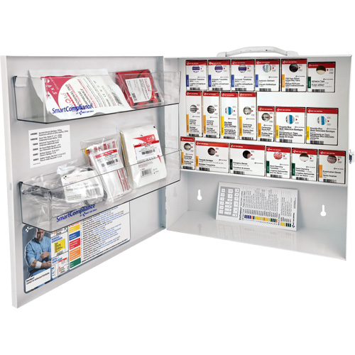SmartCompliance&reg; First Aid Cabinet, Meets CSA Z1220-17 Type 2 Low-Risk Environment, Small (2-25 Workers) Rideout Tool & Machine Inc.