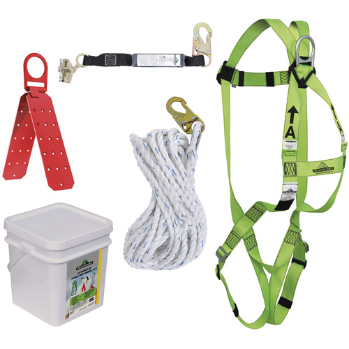 RK4-50 Compliance Fall Protection Kit, Roofer's Kit Rideout Tool & Machine Inc.