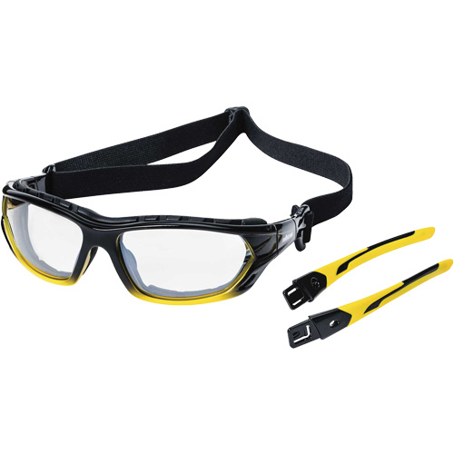 XPS530 Sealed Safety Glasses, Indoor/Outdoor Lens, Anti-Scratch, ANSI Z87+/Meets/Exceeds CSA Z94.3 Rideout Tool & Machine Inc.