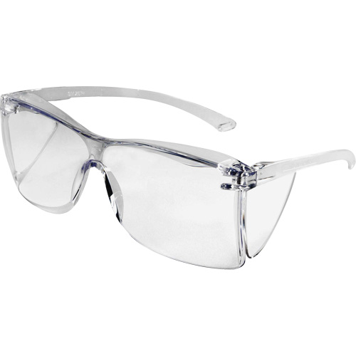 Lunettes de s&eacute;curit&eacute; OTG Guest-Gard, Lentille Transparent, ANSI Z87+/R&eacute;pond ou surpasse la norme CSA Z94.3 Rideout Tool & Machine Inc.
