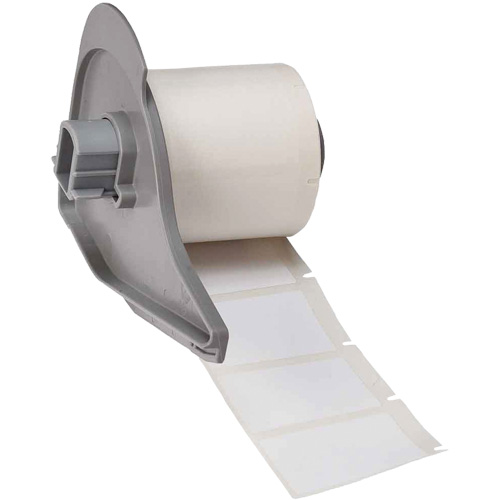 Harsh Environment Multi-Purpose Labels, Polyester, 1.5" L x 1" H, White Rideout Tool & Machine Inc.