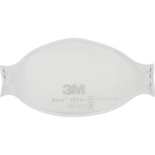 Appareil de protection respiratoire contre les particules pour soins de sant&eacute; et masque chirurgical 1870+ Aura, N95, Certifi&eacute; NIOSH/Homologu&eacute; FDA Rideout Tool & Machine Inc.