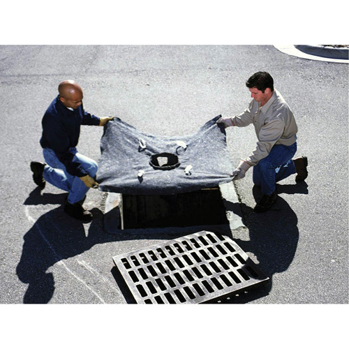 Recycled Ultra-Drain Guard&reg; Catch Basin Insert, Oil & Sediment, 48" L x 36" W Rideout Tool & Machine Inc.