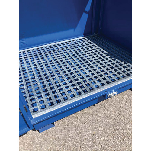 Ultra-Hard Top S4 Steel Spill Pallet, 61" L x 54.4" W x 52" H, 4700 lbs. Load Capacity Rideout Tool & Machine Inc.