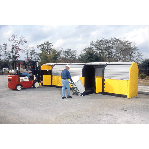 P20 Plus Ultra-Hard Top Spill Pallets&reg; with Drain, 312" L x 79" W x 62" H, 9000 lbs. Load Capacity Rideout Tool & Machine Inc.