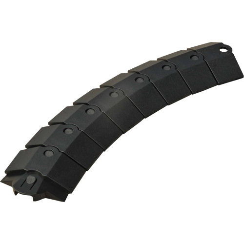 Small Ultra-Sidewinder Cable Protection System&reg; with Endcaps, 39.5" x 3" x 0.8", 2000 lbs. (1 tons) Rideout Tool & Machine Inc.