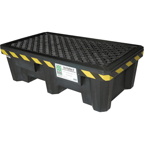 2-Drum Economy Ultra-Spill Pallet&reg;, 66 US gal. Spill Capacity, 53" x 29" x 16.5" Rideout Tool & Machine Inc.