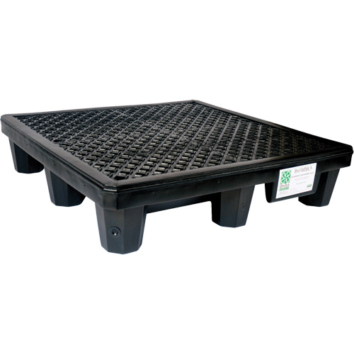 4-Drum Economy Ultra-Spill Pallet&reg;, 66 US gal. Spill Capacity, 53" x 53" x 11.8" Rideout Tool & Machine Inc.