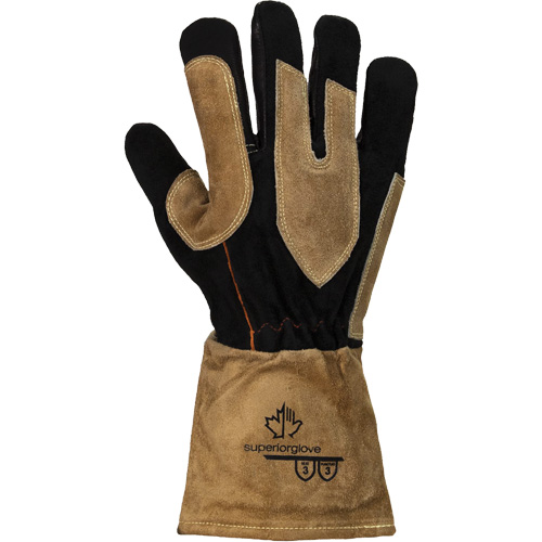 Endura&reg; 505GP MIG Welding Gloves, Grain Goatskin, Size Medium Rideout Tool & Machine Inc.