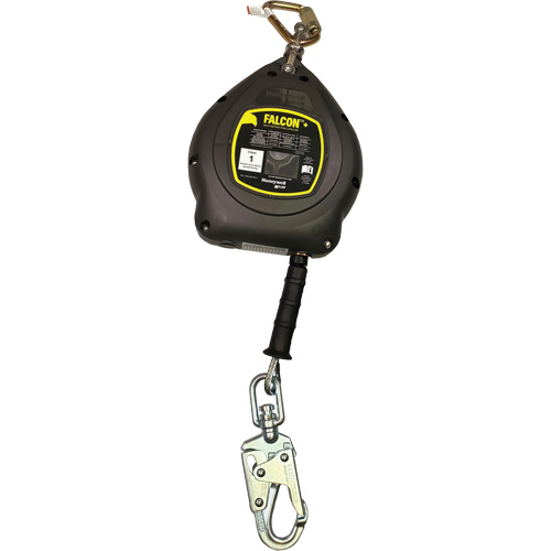 Cordage de s&eacute;curit&eacute; autor&eacute;tractable Falcon +, 30', Acier galvanis&eacute;, Pivotant Rideout Tool & Machine Inc.