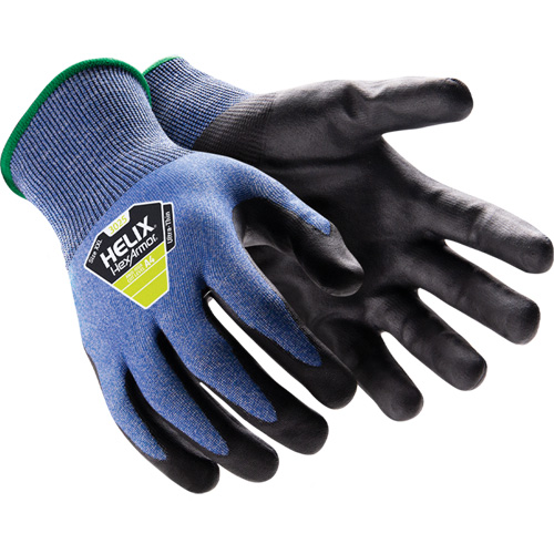 Gants r&eacute;sistants aux coupures Helix 3025, Taille 6/T-petit, Calibre 21, Rev&ecirc;tement Mousse de nitrile, Enveloppe en PEHP, ASTM ANSI niveau A4 Rideout Tool & Machine Inc.