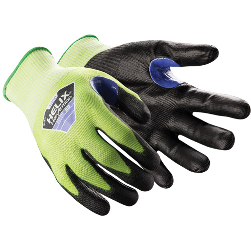 Gants r&eacute;sistants aux coupures Helix 3060, Taille 6/T-petit, Calibre 18, Rev&ecirc;tement Polyur&eacute;thane, Enveloppe en PEHP, ASTM ANSI niveau A9 Rideout Tool & Machine Inc.