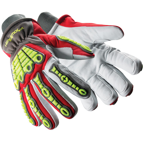 Gants r&eacute;sistants aux chocs Chrome SLT Winter 4073, 6/T-petit, Paume en Ch&egrave;vre, Poignet Poignet en tricot Rideout Tool & Machine Inc.