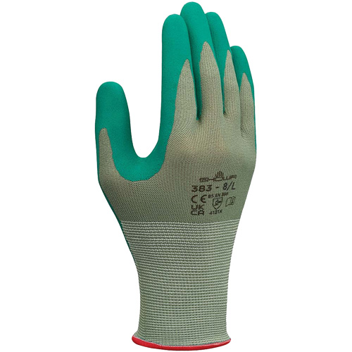 Gants de travail biod&eacute;gradables 383, 6/Petit, R&ecirc;vetement Nitrile, Calibre 13, Enveloppe en Polyester Rideout Tool & Machine Inc.