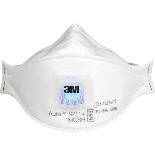 Aura 9211+ Particulate Respirator, N95, NIOSH Certified Rideout Tool & Machine Inc.