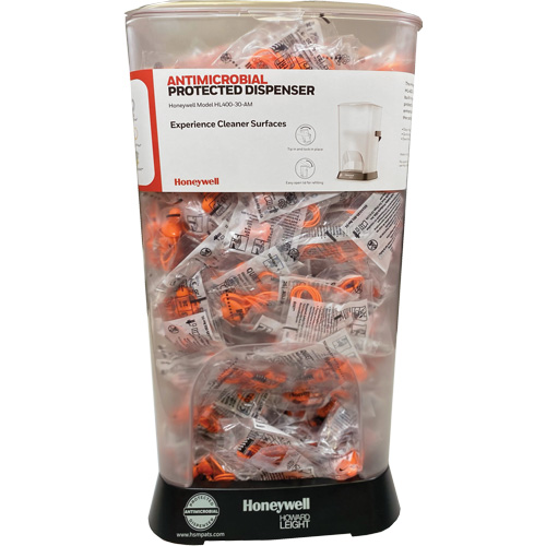 Distributeur de bouchons doreille filaires HL400 AM avec boîte de bouchons doreille QD30 Rideout Tool & Machine Inc.