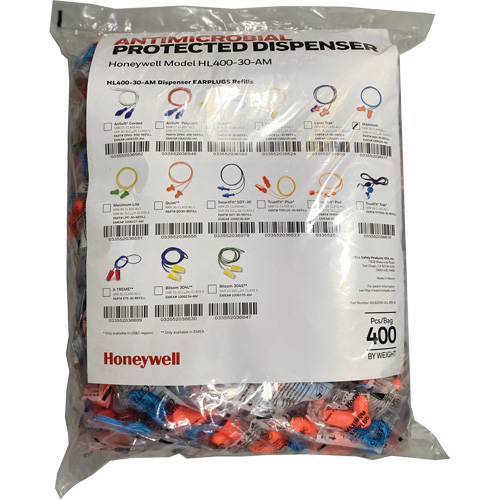 Max-30 Earplugs Refill for HL400 Dispenser, Bulk - Polybag, Corded Rideout Tool & Machine Inc.