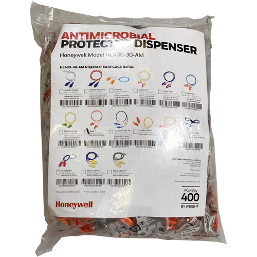 QD30 Earplugs Refill for HL400 Dispenser, Bulk - Polybag, Corded Rideout Tool & Machine Inc.
