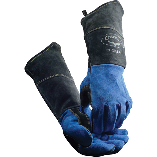 Caiman&reg; Welder's Gloves, Split Cowhide, Size Large Rideout Tool & Machine Inc.