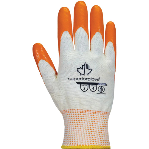 Gants Dexterity, 6/T-petit, R&ecirc;vetement Mousse de nitrile, Calibre 15, Enveloppe en Coton Rideout Tool & Machine Inc.