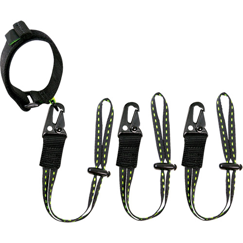 GearLink Wrist Lanyard with Interchangeable Ends, Fixed Length, Hook & Loop/Loop Rideout Tool & Machine Inc.