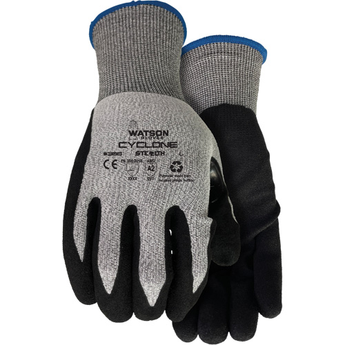Gants r&eacute;sistant &agrave; la coupe 388 Stealth Cyclone, Taille T-petit, Calibre 18, Rev&ecirc;tement Nitrile, Enveloppe en PEHP/Polyester, ASTM ANSI niveau A2/EN 388 niveau 3 Rideout Tool & Machine Inc.